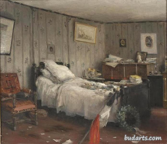 莱昂·甘贝塔的卧室，太平间