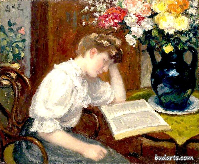 女人在阅读