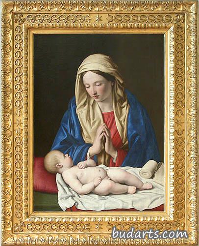 圣母崇拜婴儿耶稣