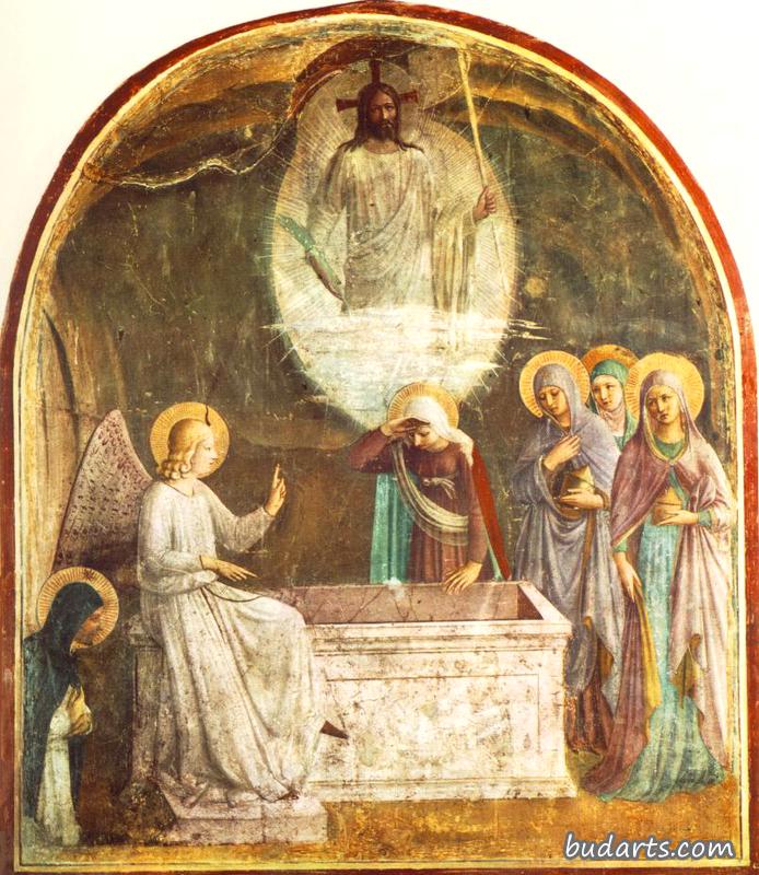 基督和妇女在坟墓里的复活