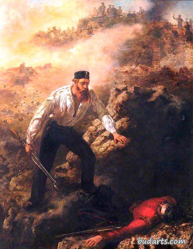 罗伯特·希尔兹下士1855年在塞巴斯托波尔赢得风投