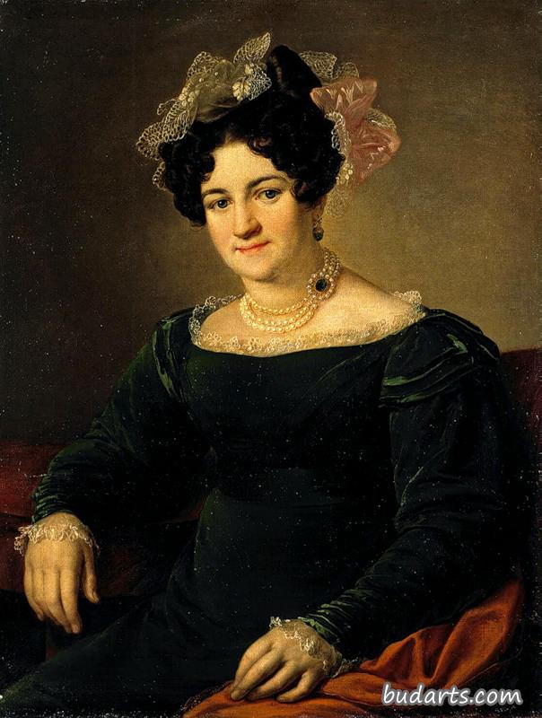 Portrait of P.I. Sapozhnikova