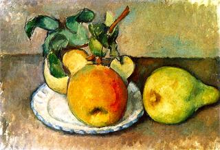 Still Life with Apples and a Pear