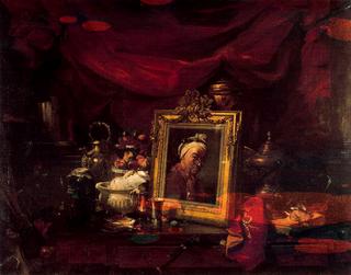 Still Life with a portrait of Chardin