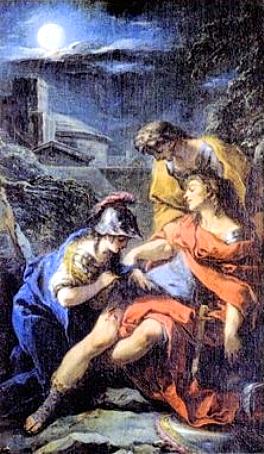 Jerusalem Delivered - Erminia and Vafrino Curing Tancredi