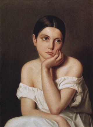 Portrait of sister Aline