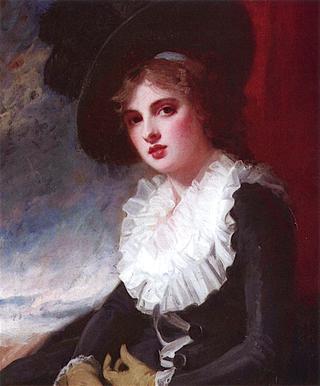 艾玛·哈特，后来的汉密尔顿夫人的肖像