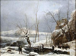 Landscape with Snow Effect