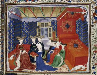 Miniature from The Book of the Queen