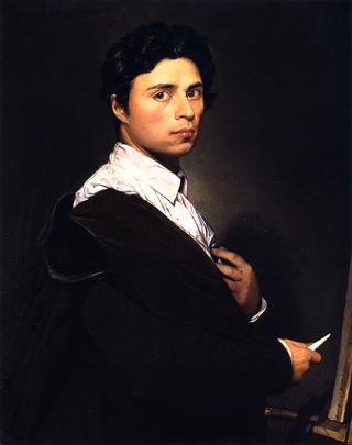 Self Portrait at the Easel at the Age of Twenty-four