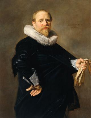 Portrait of an Unknown Man with Gloves
