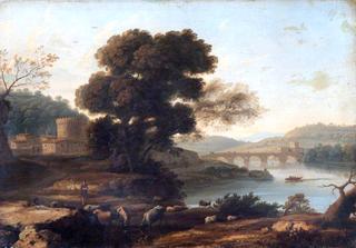 Pastoral Landscape with the Ponte Molle, Rome