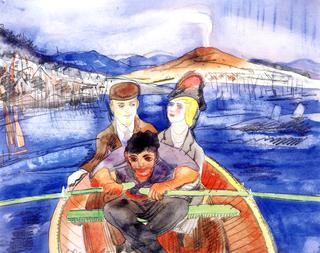 从索伦托乘船，亨利·詹姆斯的插图1