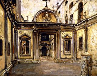 Courtyard of the Scuola Grande di San Giovanni Evangelista