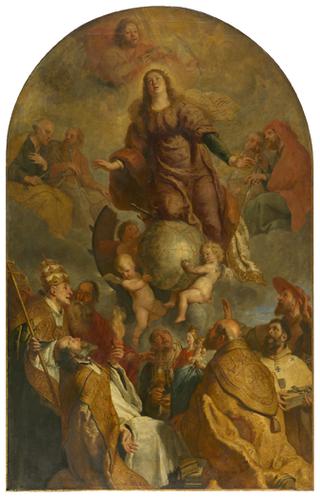 Assumption of Saint Catherine with Saints and Angels