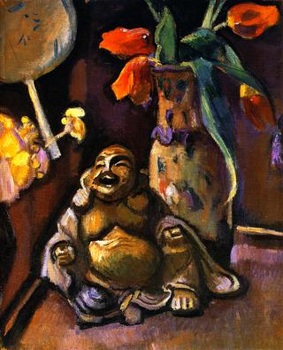 Still Life with a Statuette of Buddha