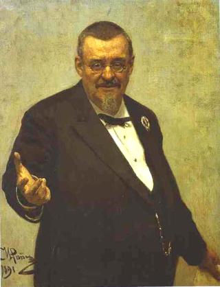 律师弗拉基米尔·斯帕索维奇的肖像