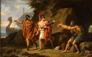 Ulysses and Neoptolemus Taking Hercules’ Arrows from Philoctetes
