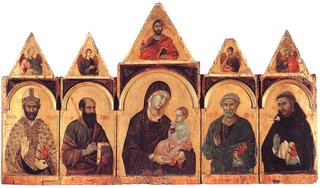 Polytych (Madonna and Child with Four Saints)