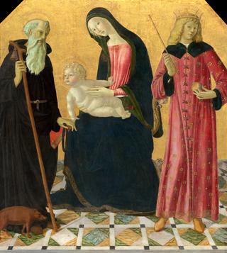 Madonna and Child with Saint Anthony Abbot and Saint Sigismund