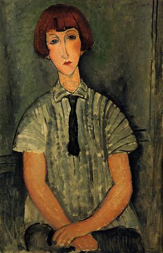 Girl with blouse