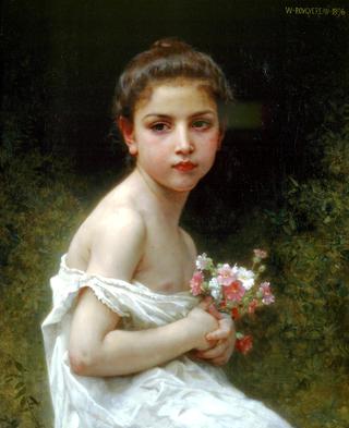 Little Girl with a Bouquet