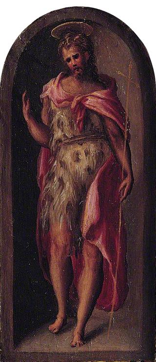 Saint John the Baptist (right wing of triptych)