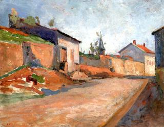 Landscape with Rising Street