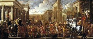 Triumphal entry of Vespasian in Rome