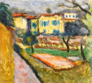 Landscape with Yellow House