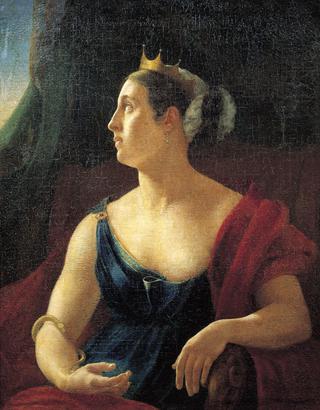 Portrait of Ekaterina Semenova as Cleopatra