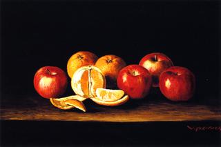 Still LIfe with Apples and Oranges