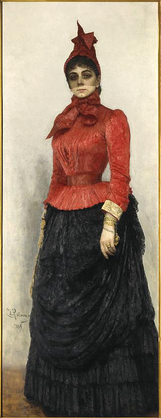 瓦尔瓦拉·伊克斯库尔·冯·希尔登班德男爵的肖像
