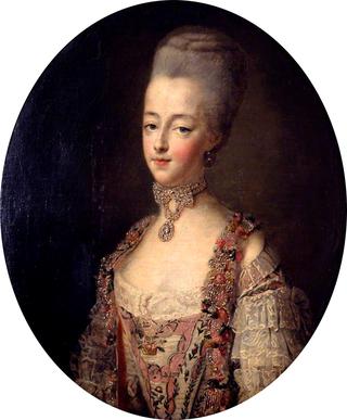 玛丽·安托瓦内特，法国女王，穿着宫廷礼服