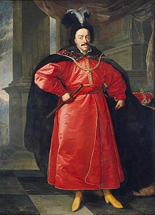 身着波兰服装的约翰·卡西米尔二世国王