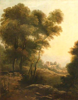 Wooded Landscape with a Church beyond