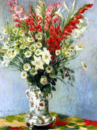 Bouquet of Gladiolas, Lilies and Dasies
