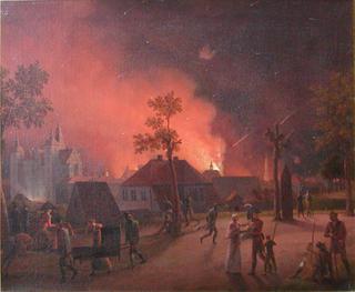 1807年9月3日至4日晚哥本哈根的轰炸