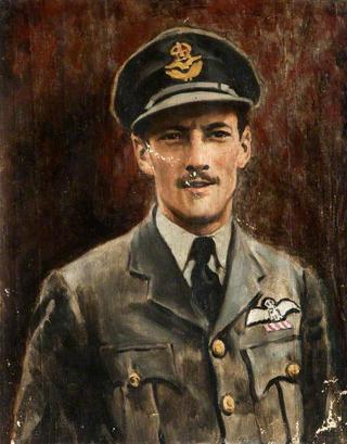 英国皇家空军军官的肖像