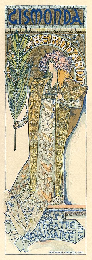 Poster of Sarah Bernhardt as Gismonda