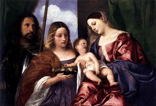 圣母子与圣多萝西和乔治