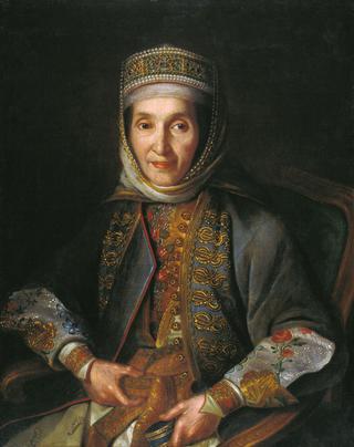 安娜·拉扎列娃·阿基莫夫娜伯爵夫人画像