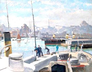君士坦丁堡港：凯撒皇家海军的枪炮
