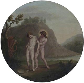Apollo and Hyacinthus (after Domenichino)