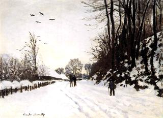 The Road by Saint-Simeon Farm in Winter