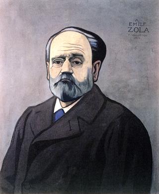 Decorative Portrait of Émile Zola