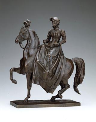 Equestrienne in Renaissance Dress