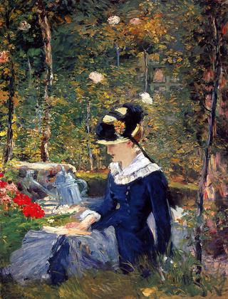 Young Woman in the Bellevue Garden