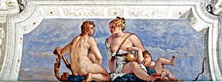 Villa Barbaro - Venus and Apollo with Cupid