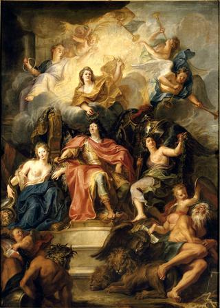 Louis XIV Crowned by Glory